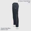 greyish blue track bottom