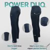 other colours dark blue jogger and zipper pocket bottom