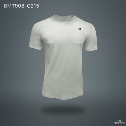 off white crew neck t- shirt