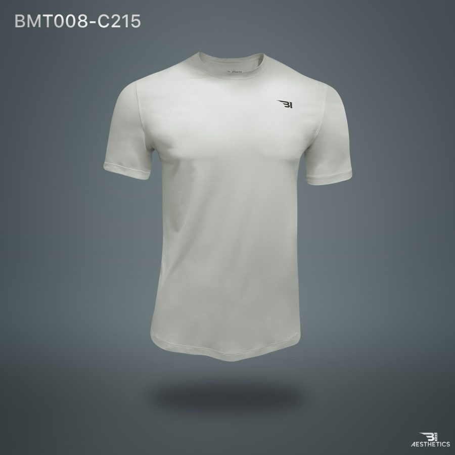 off white crew neck t- shirt