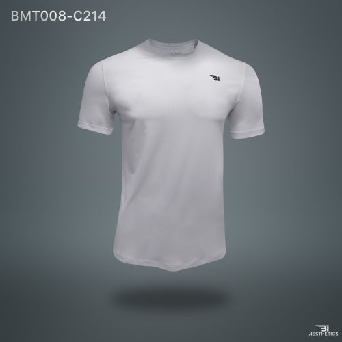 pure white crew neck t-shirt
