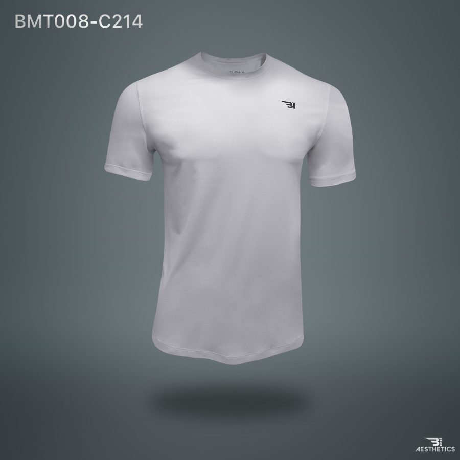 pure white crew neck t-shirt