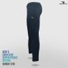 dark blue zipper pocket bottom