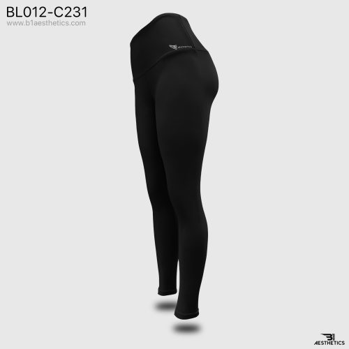 black high rise legging