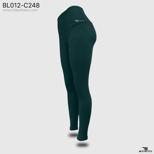 forest green high rise legging