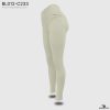 pastel grey high rise legging