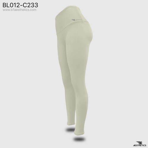 pastel grey high rise legging
