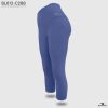 bluish purple knee length leggings