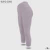 light lavender knee length leggings