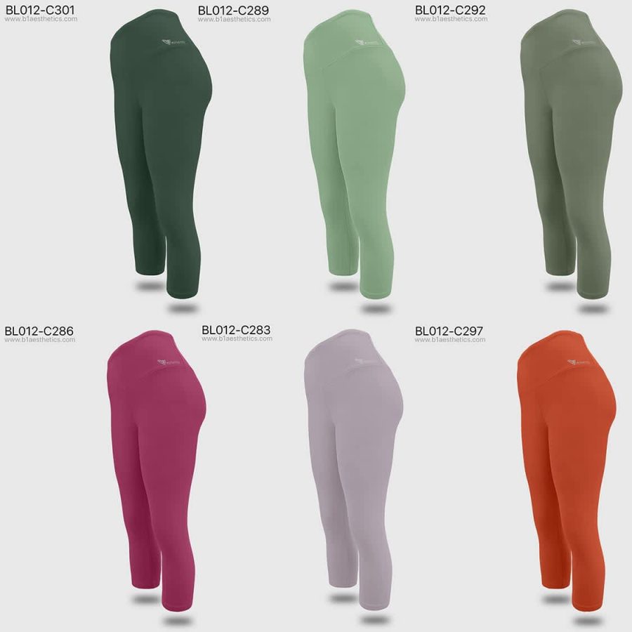 knee length legging collage