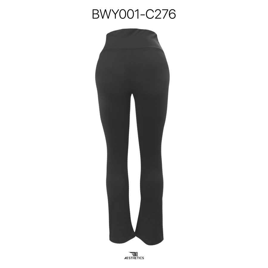 charcoal grey yoga pant back