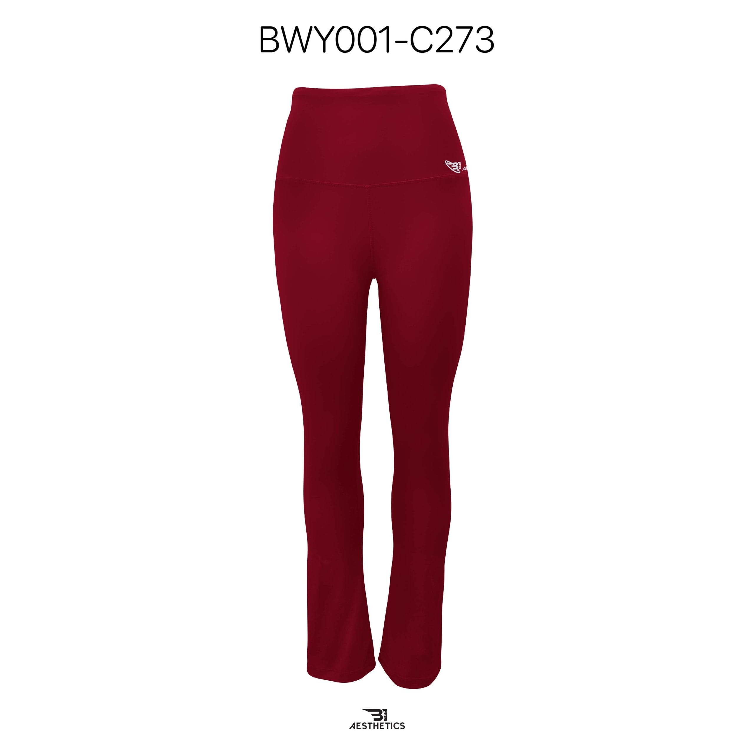 red yoga pant