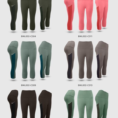 knee length mesh legging