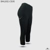 pixel dot knee length mesh leggings