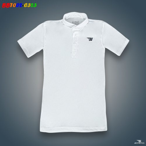 boys white polo t shirt