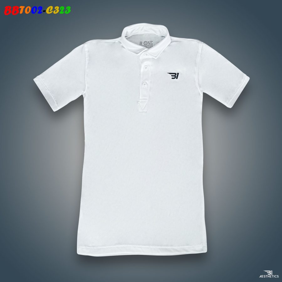 boys white polo t shirt