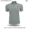 gray triangular t shirt