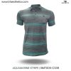 aquamarine stripe polo t shirt