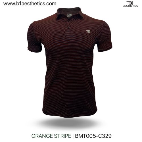 orange stripe t shirt