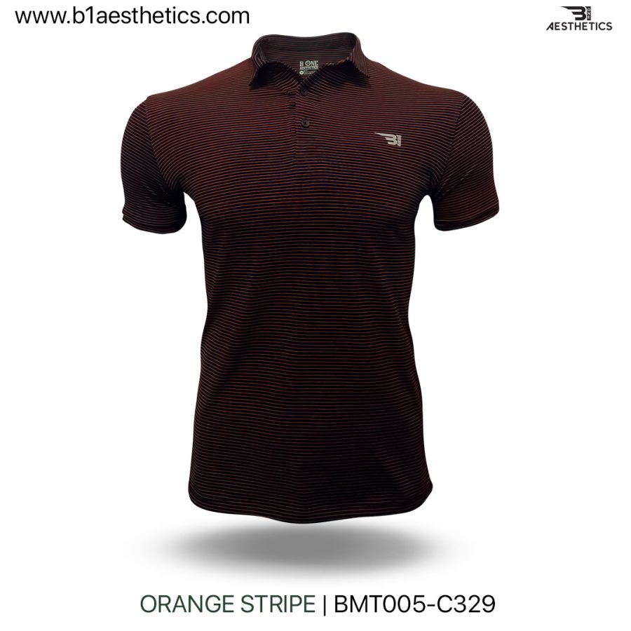 orange stripe t shirt