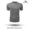 grey stripe crew neck t shirt