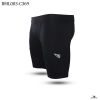 black elastic compression short
