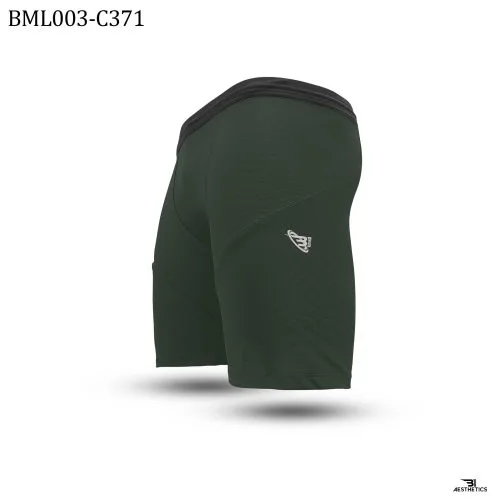 trekking green compression short