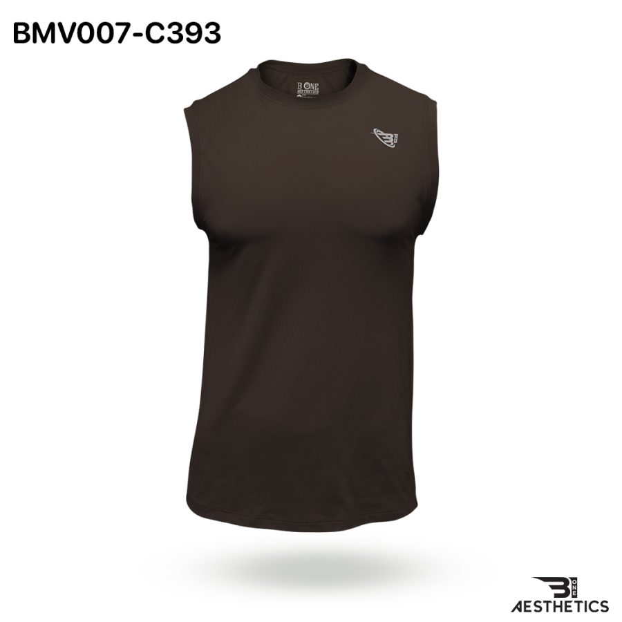 brown tank top