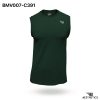 green tank top