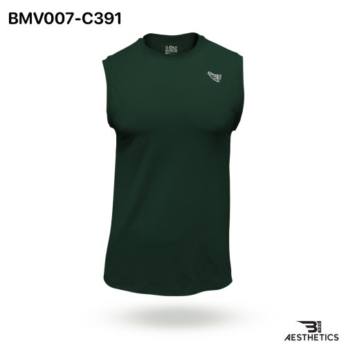 green tank top