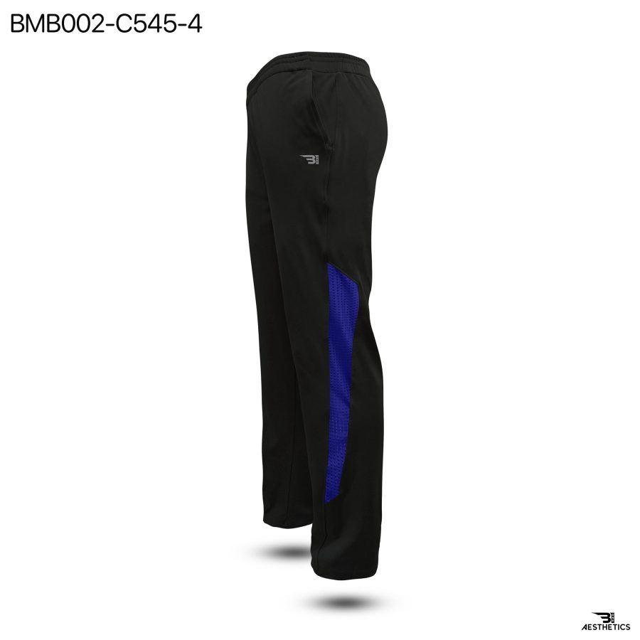 Blue Contrast Zipper pocket Bottom