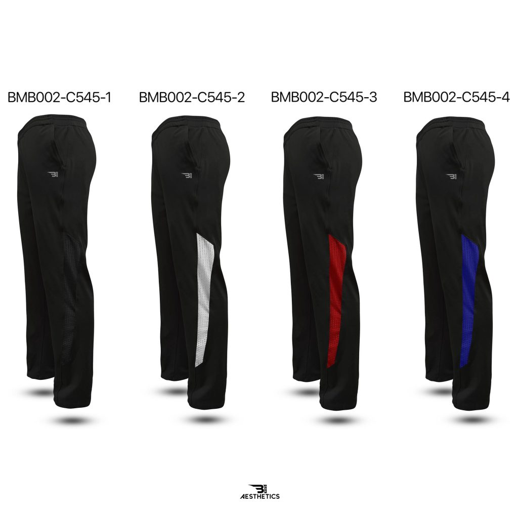 Colour contrast zipper pocket bottoms
