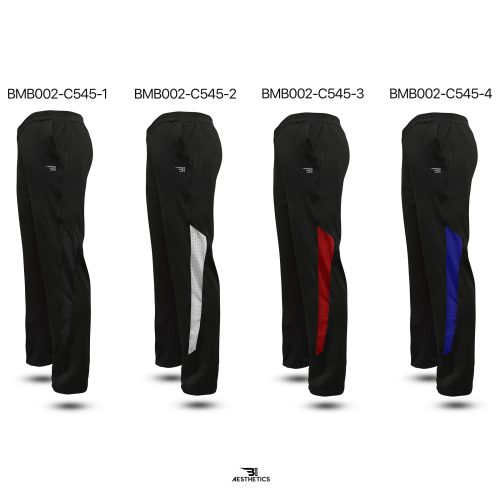 Colour contrast zipper pocket bottoms