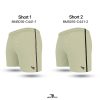 Cream Cord Contrast Short