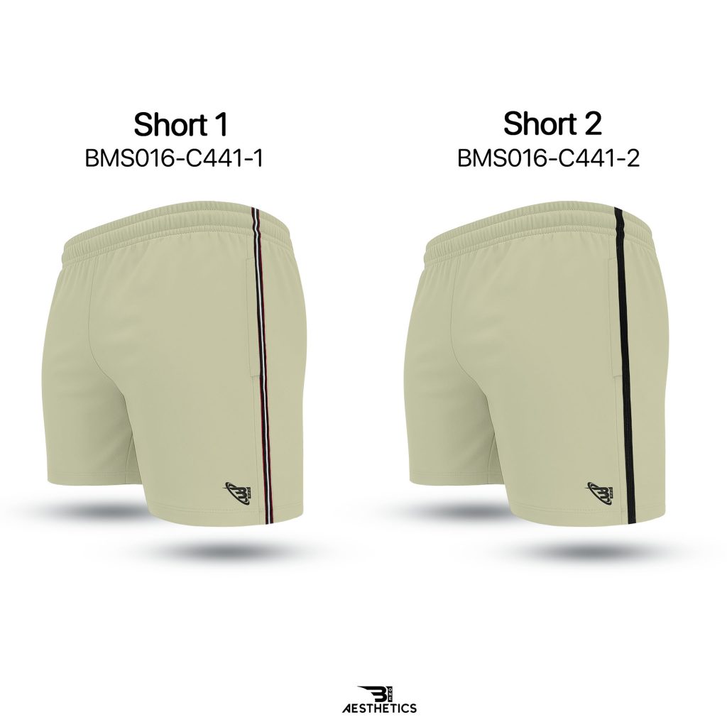 Cream Cord Contrast Short