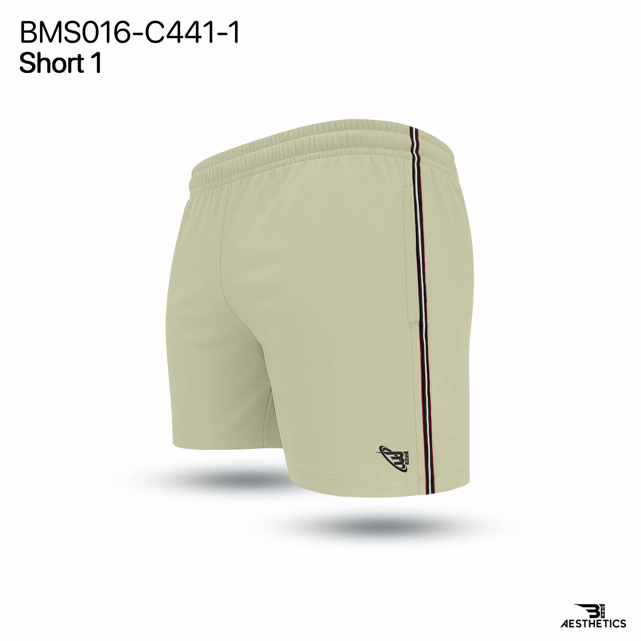 Cream Cord Contrast Short