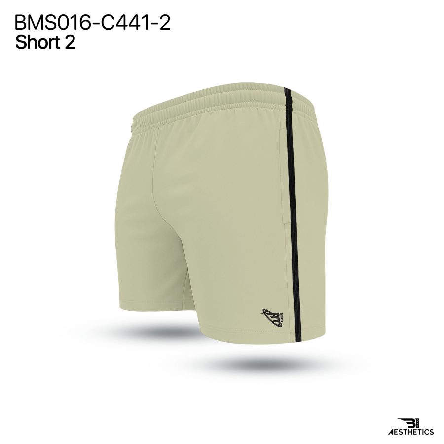 Cream Cord Contrast Short
