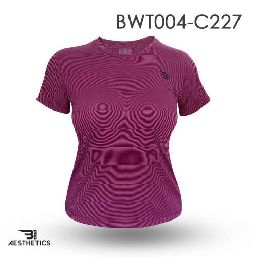 magenta crew neck