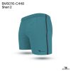 Blue Cord Contrast Short