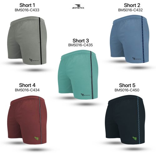 Textured Cord Contrast Short