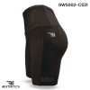 brown biker short