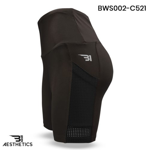 brown biker short
