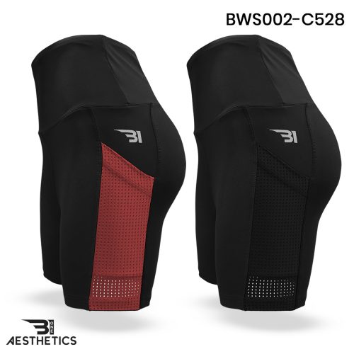 black sports tights