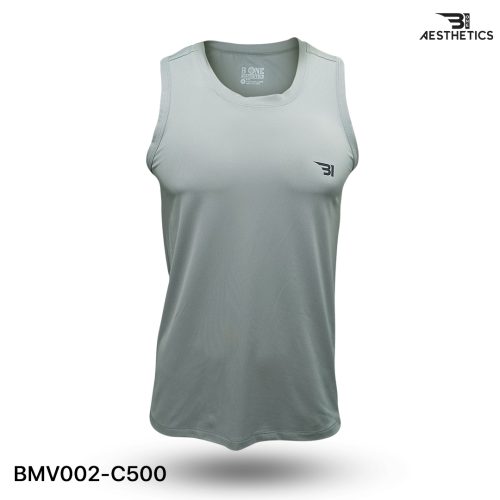 light grey tank top