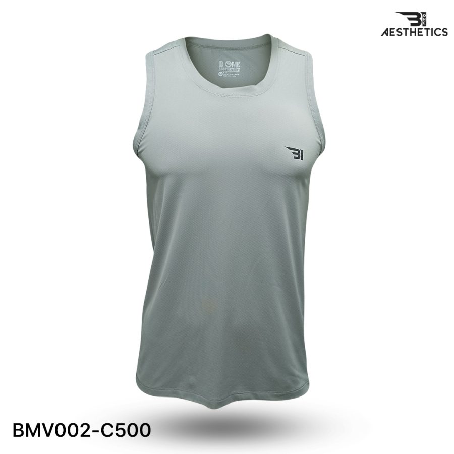 light grey tank top