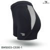 charcoal grey white hot short