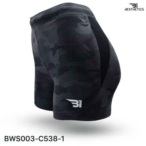 black camo hot short
