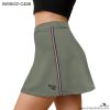 Archoke green Cord Contrast Tennis Skirt