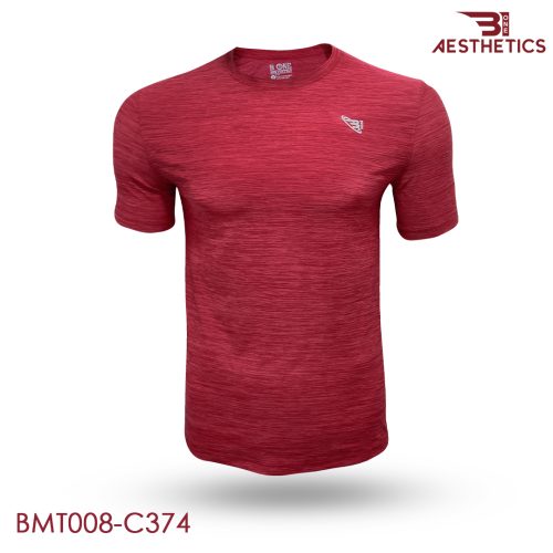 red crew neck t-shirt
