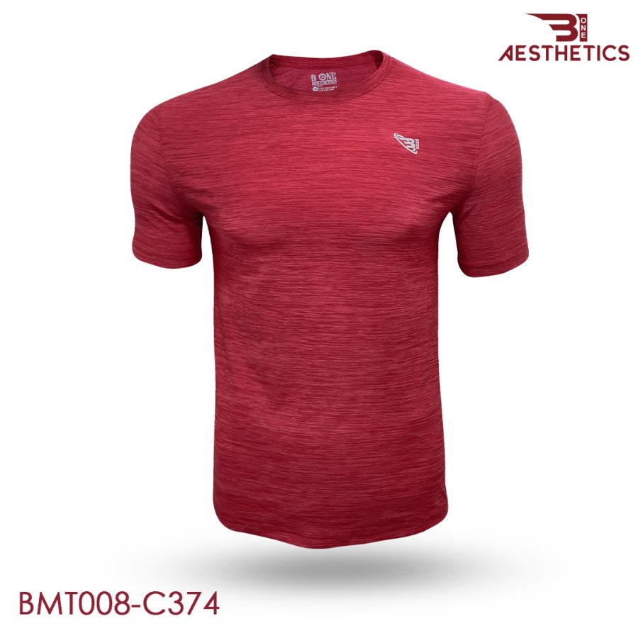 red crew neck t-shirt